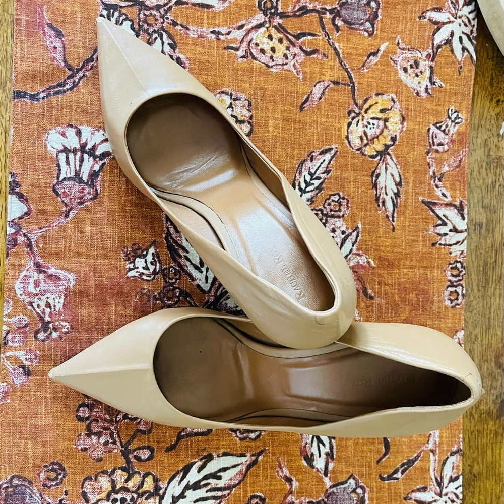 Rachel Roy Tan heels